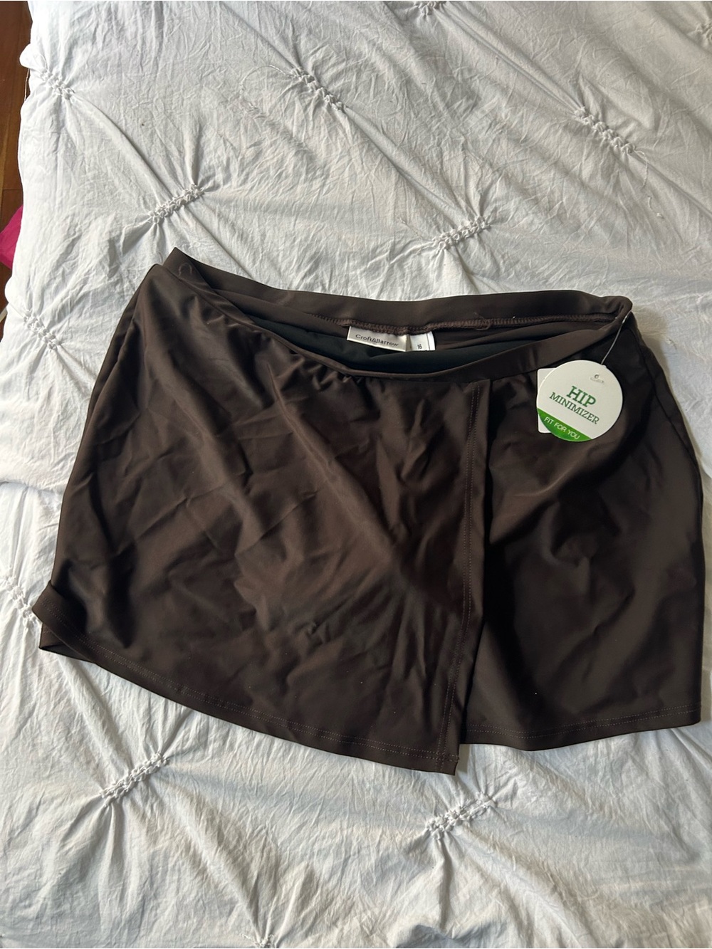 NWT Brown Swim Skirt